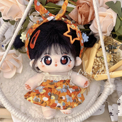 15 cm Cotton Doll Plush Doll Fiber Hair Original No Attribute Baby Girl Cute Plush Doll In Stock