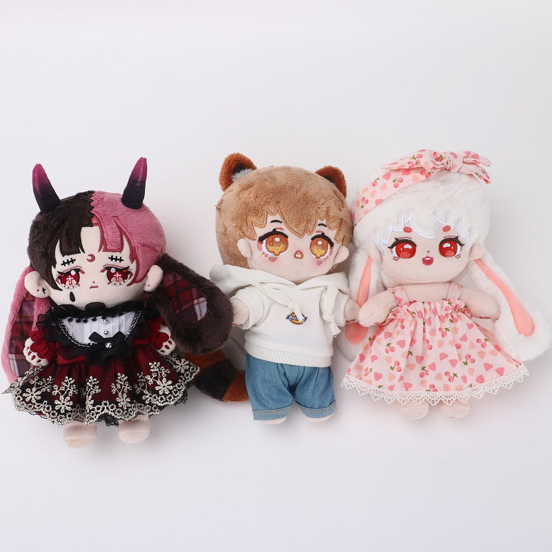 20 cm Plush Doll Cartoon Detachable Tail Cute Version Super Star Idol Doll Cotton Doll