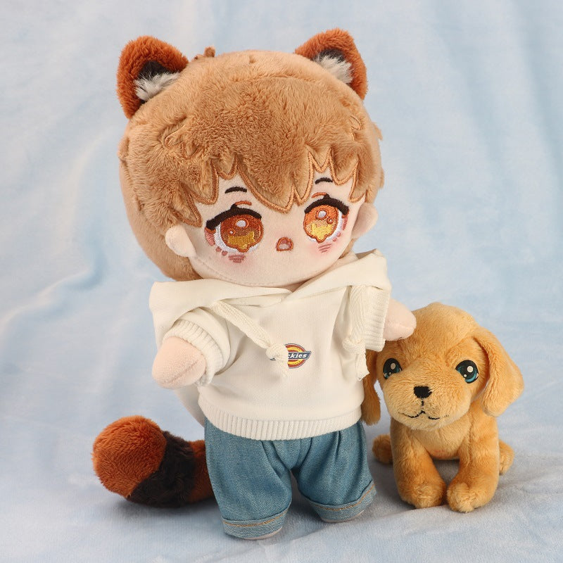 20 cm Plush Doll Cartoon Detachable Tail Cute Version Super Star Idol Doll Cotton Doll