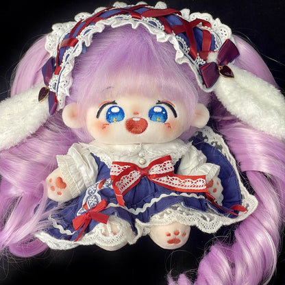 20 cm Cotton Doll Synthetic Fiber Hair Girl Cute Version Super Star Doll Plush Toys Doll Customization