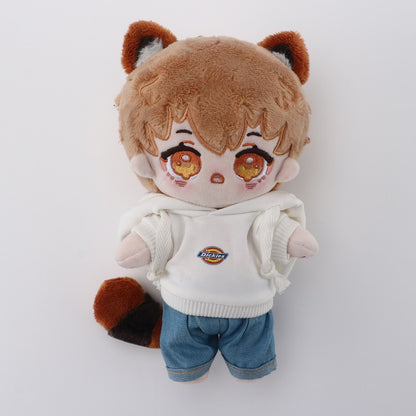 20 cm Plush Doll Cartoon Detachable Tail Cute Version Super Star Idol Doll Cotton Doll