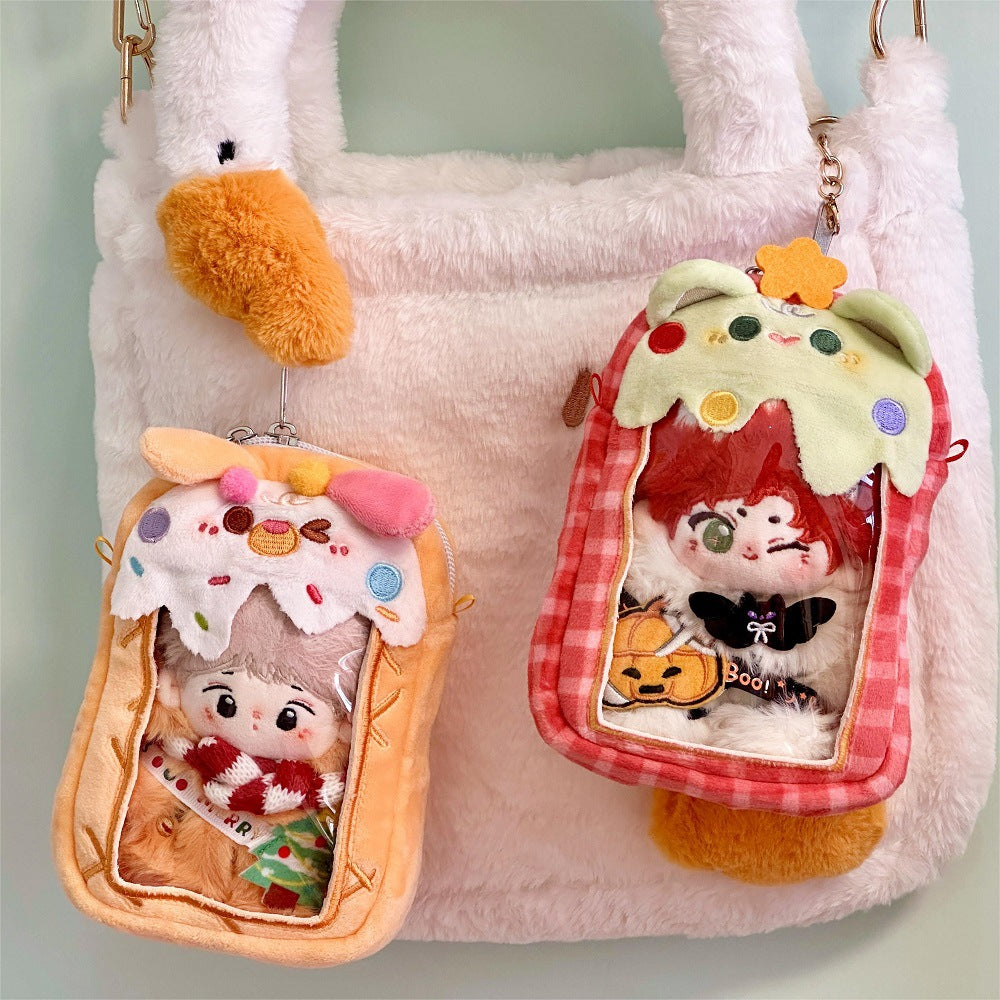 10 cm Cotton Doll Bag Four-Color PVC Vision Nunu Doll Bag