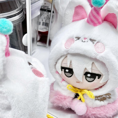 Cotton Doll Clothes Hooded Cloak Plush Toy Accessories Two-Piece Set In Stock