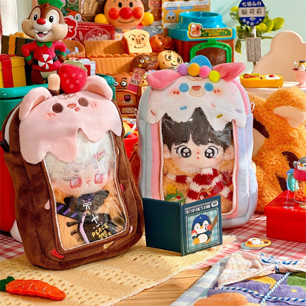 10 cm Cotton Doll Bag Four-Color PVC Vision Nunu Doll Bag