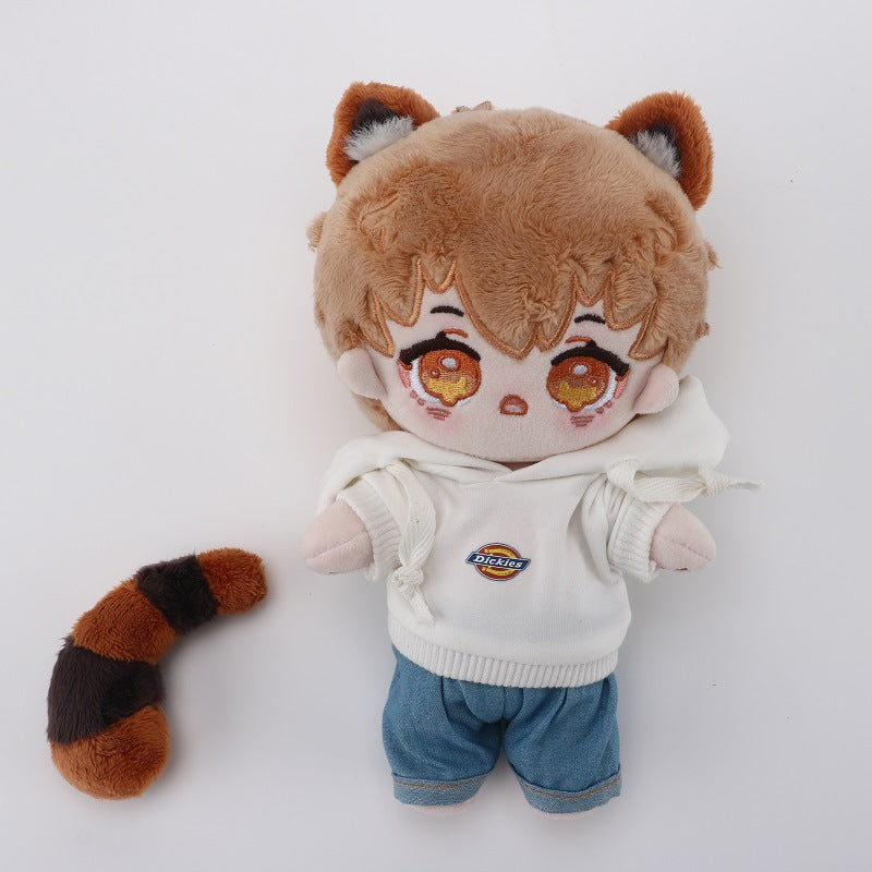 20 cm Plush Doll Cartoon Detachable Tail Cute Version Super Star Idol Doll Cotton Doll