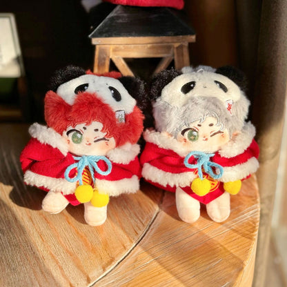 10cm Cotton Doll Original Design Doll Red and Rich Pendant Super Soft Rabbit Fur Cute In Stock