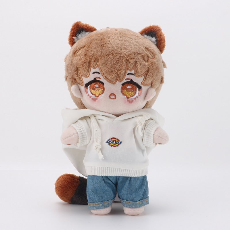 20 cm Plush Doll Cartoon Detachable Tail Cute Version Super Star Idol Doll Cotton Doll