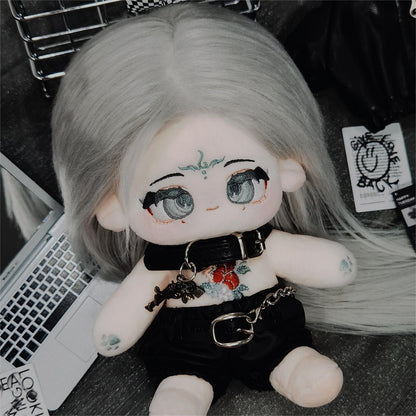 20 cm Cotton Doll Synthetic Fiber Hair Stitching Cute Super Star Doll