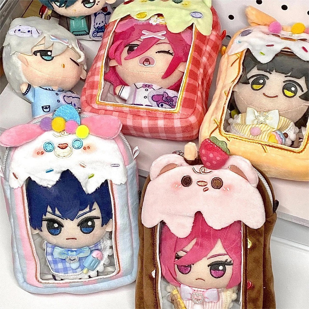 10 cm Cotton Doll Bag Four-Color PVC Vision Nunu Doll Bag