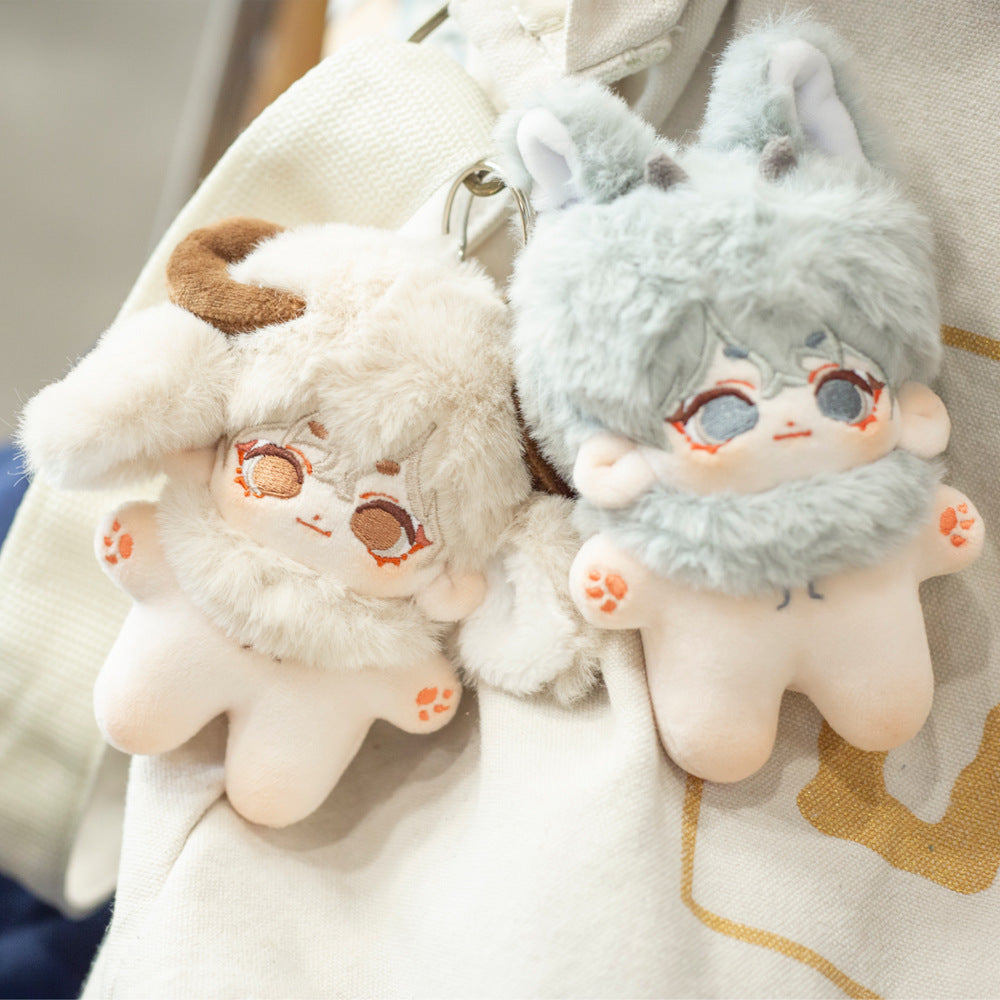 10cm Pendant Cotton Mi Dou Yunduo Doll Starfish Body Rabbit Fur Hanging Ornament Star Doll Gift In Stock