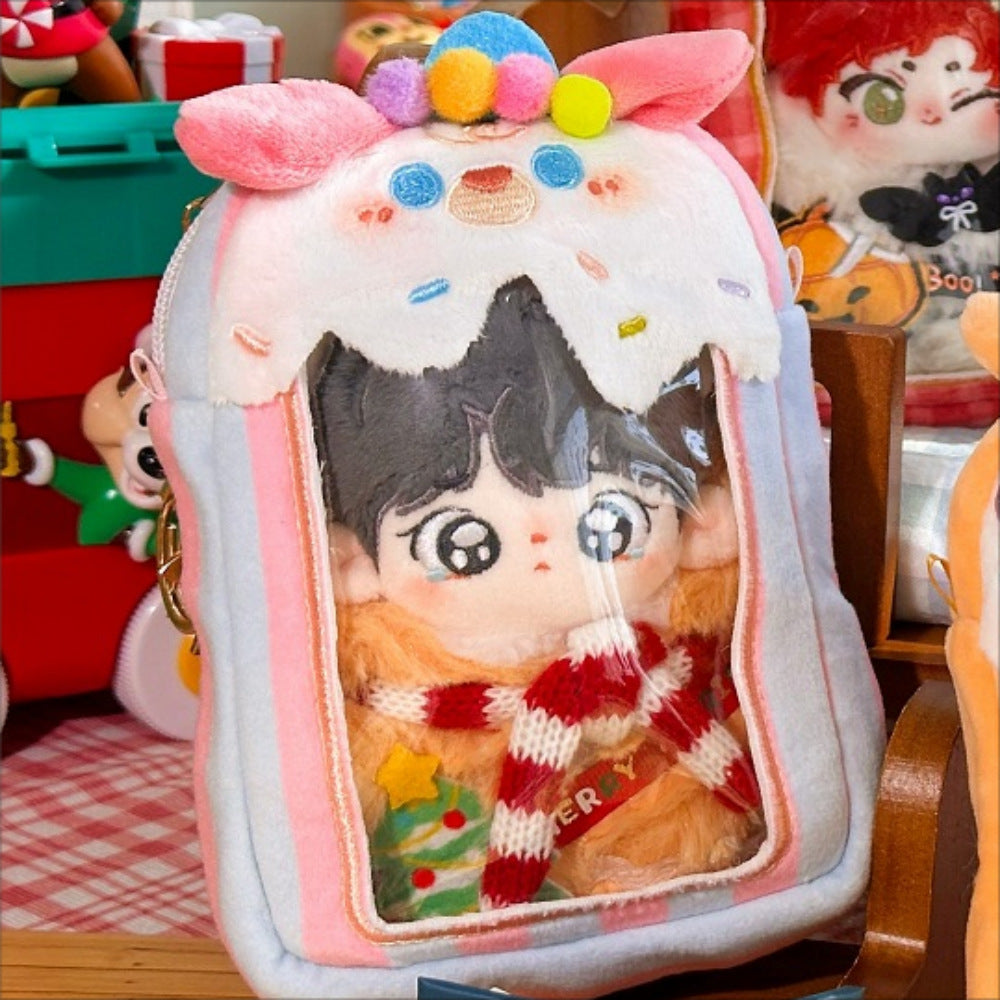 10 cm Cotton Doll Bag Four-Color PVC Vision Nunu Doll Bag