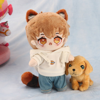 20 cm Plush Doll Cartoon Detachable Tail Cute Version Super Star Idol Doll Cotton Doll