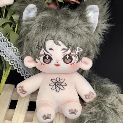 20 cm Cotton Doll Synthetic Fiber Hair Girl Cute Version Super Star Doll Plush Toys Doll Customization