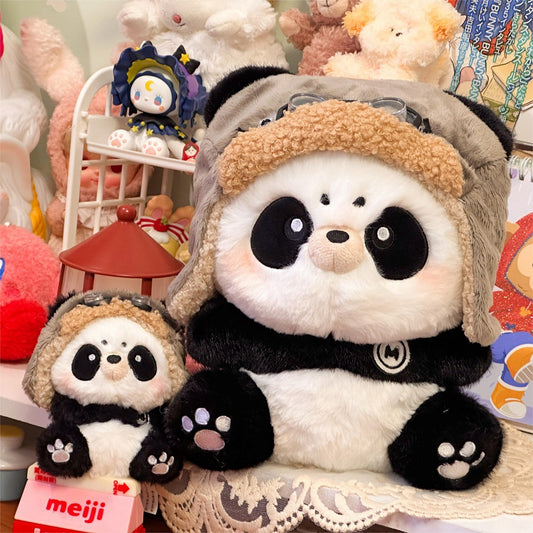 Panda Doll Panda Plush Toy Doll Simulation Cute Panda Keychain