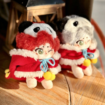 10cm Cotton Doll Original Design Doll Red and Rich Pendant Super Soft Rabbit Fur Cute In Stock