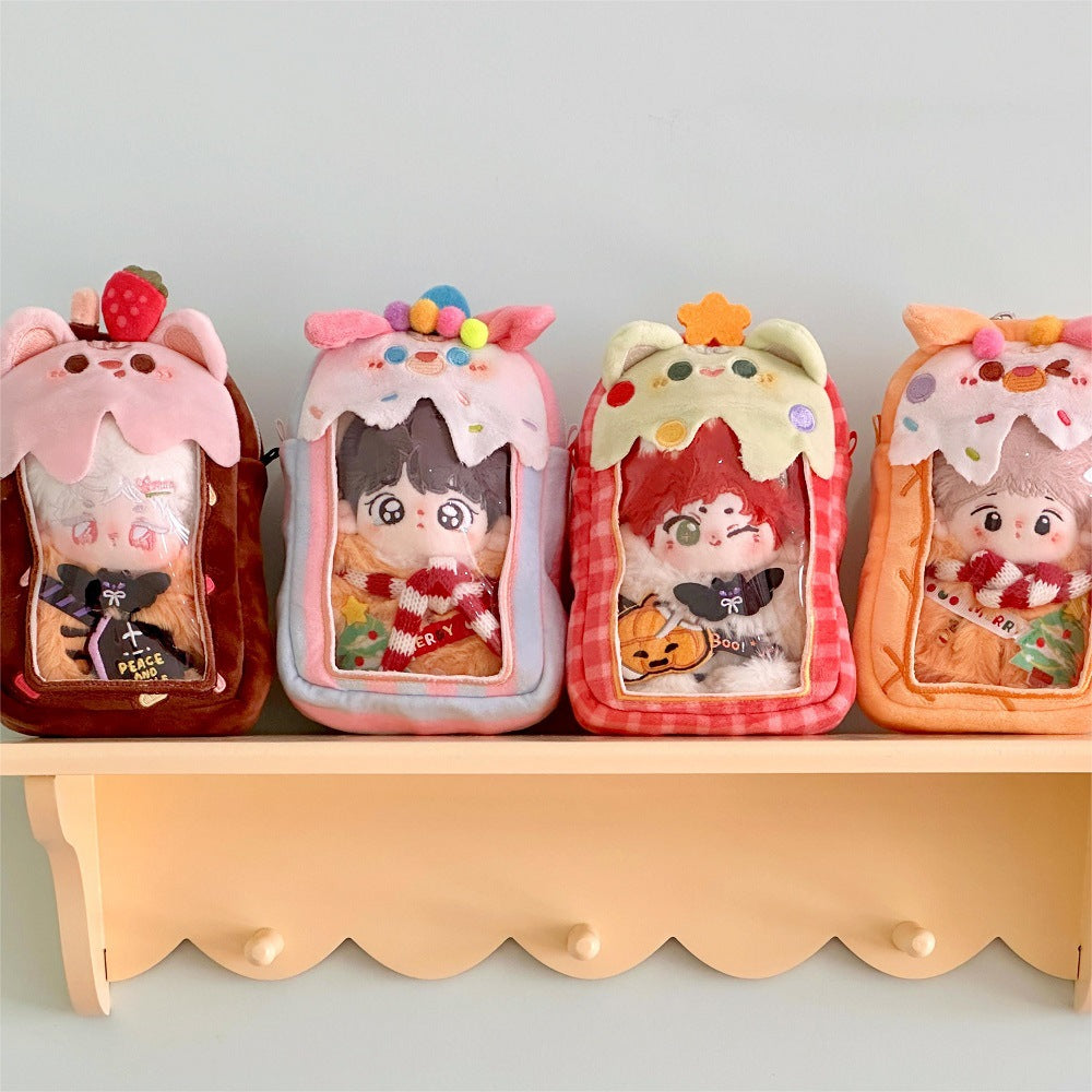 10 cm Cotton Doll Bag Four-Color PVC Vision Nunu Doll Bag