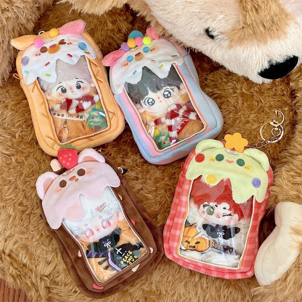 10 cm Cotton Doll Bag Four-Color PVC Vision Nunu Doll Bag