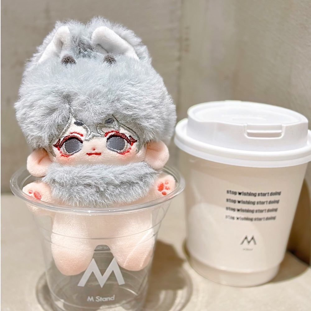 10cm Pendant Cotton Mi Dou Yunduo Doll Starfish Body Rabbit Fur Hanging Ornament Star Doll Gift In Stock