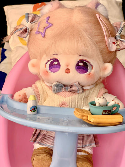 20 cm Cotton Doll Synthetic Fiber Hair Doll Original No Attribute Baby Girl Cute Plush Doll In Stock