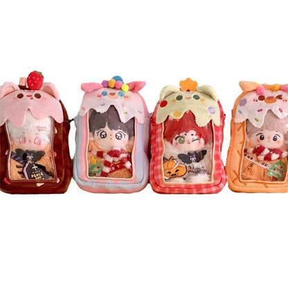 10 cm Cotton Doll Bag Four-Color PVC Vision Nunu Doll Bag