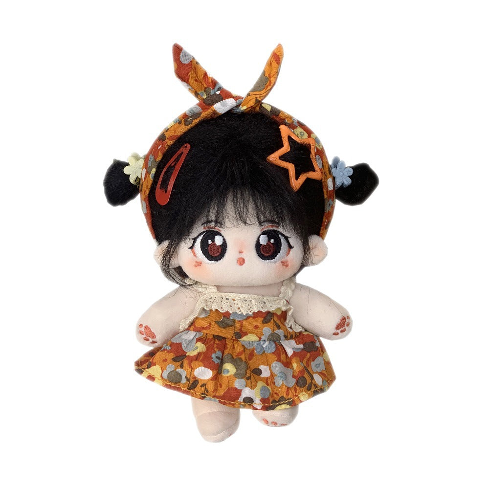 15 cm Cotton Doll Plush Doll Fiber Hair Original No Attribute Baby Girl Cute Plush Doll In Stock