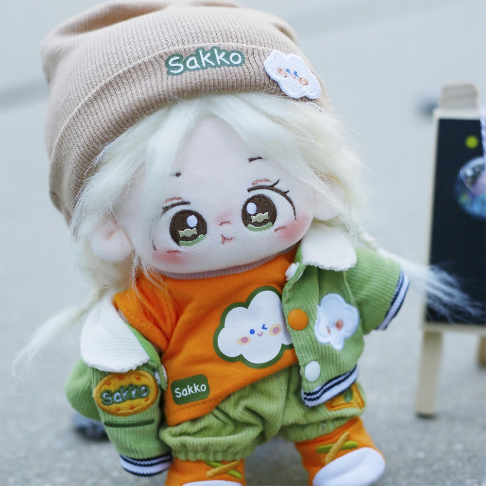 20 cm Cotton Doll TangTang Synthetic Fiber Hair Cute Plush Doll Best Gift Boneless Doll